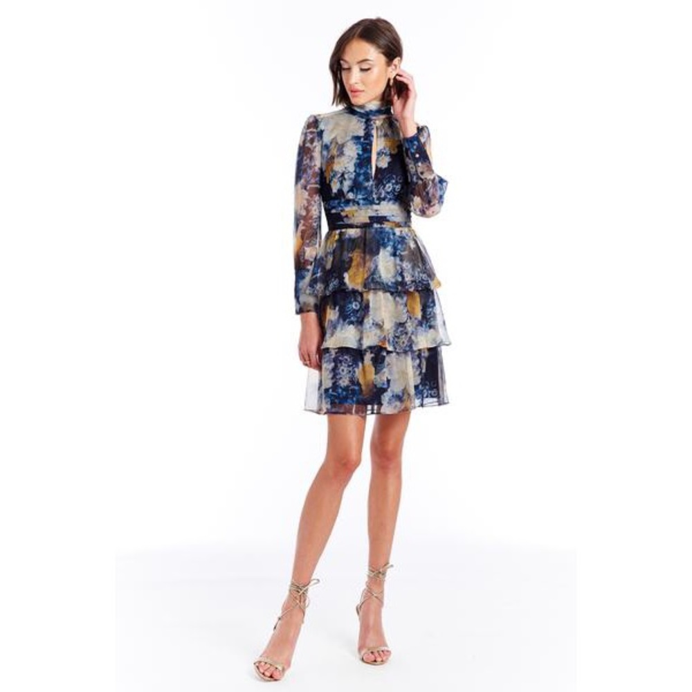 Amanda Uprichard Samira Dress Midnight Dream XS